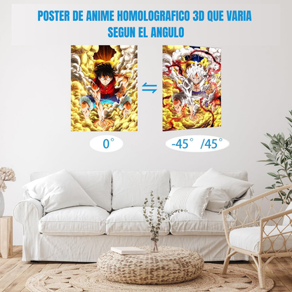 One Piece 3D poster lenticular