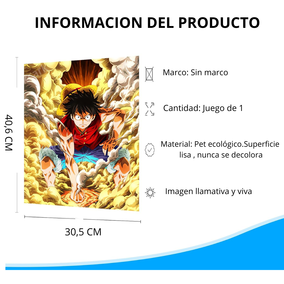 One Piece 3D poster lenticular